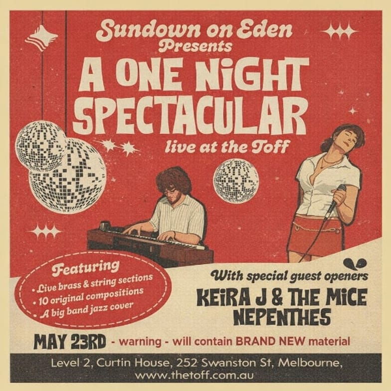 Sundown on Eden – Live at The Toff
