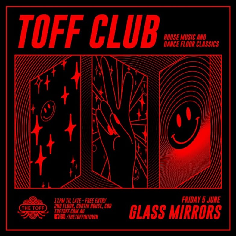 TOFF CLUB W/ GLASS MIRRORS